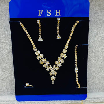 β¨ Premium Zircon Necklace Combo Sets