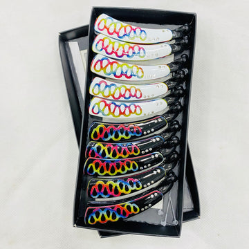 Bana Hair Clip Box – Pack of 12 Cards | Mix Designs & Colors | Imported Quality