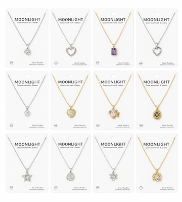 ✨ Imported Stone Necklaces – 12 Mix Designs & Colors ✨ (Pack of 12 Deal)