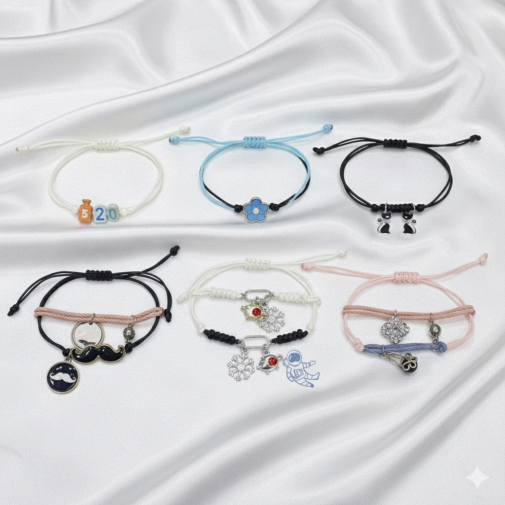 Adjustable Leather Bracelet – 2 Layers | Mix Colors & Designs