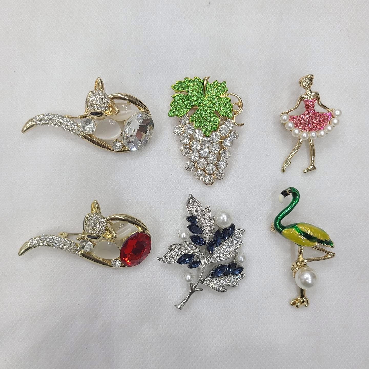 Wholesale Scarf Pins – Metal Imported Quality (Pack of 12, Mix Designs)