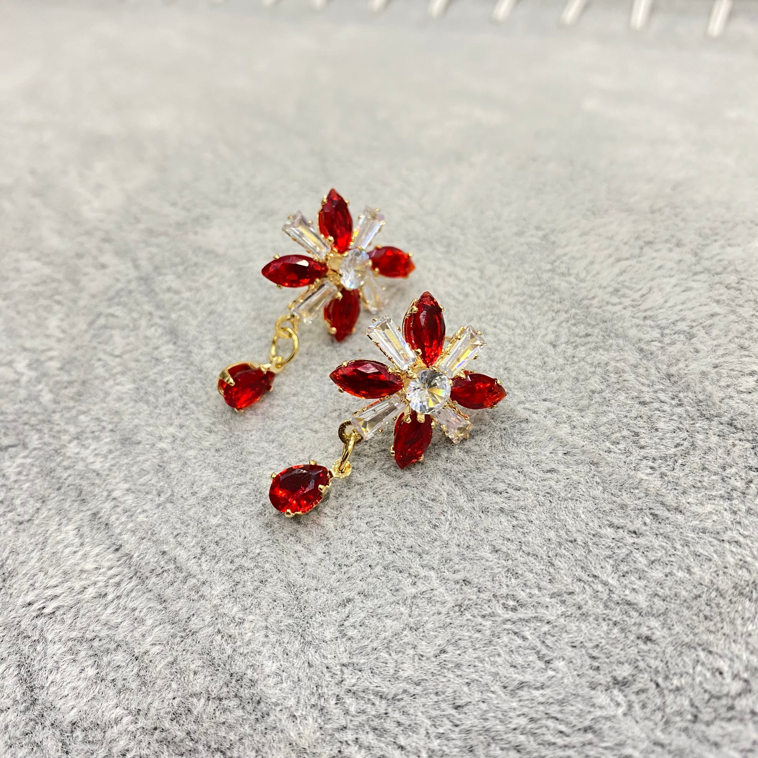 Zircon Earrings – Pack of 6 (Wholesale Deal)