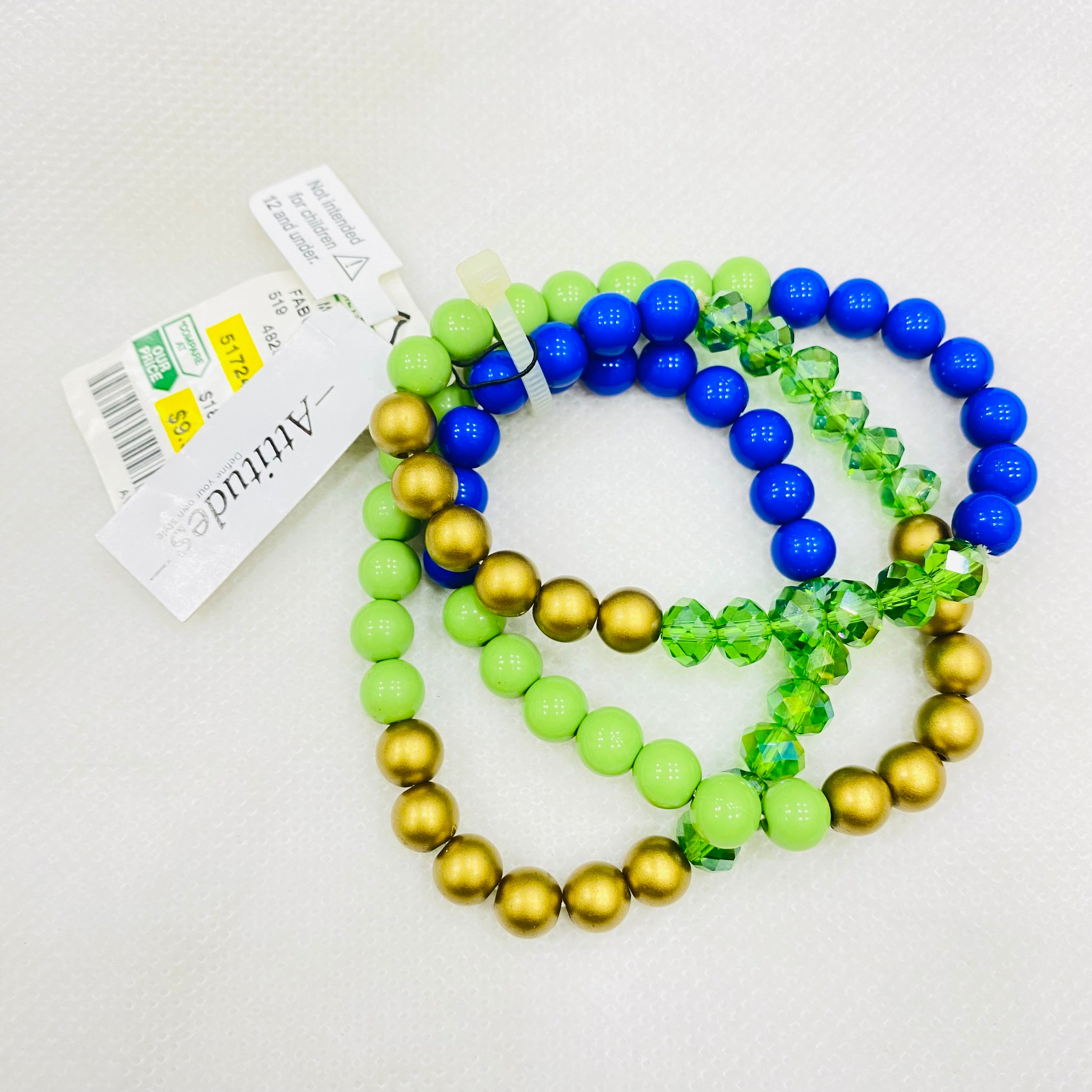 ✨ Korean funky Adjustable Bracelet – Set of 3 | Mix Designs & Colors