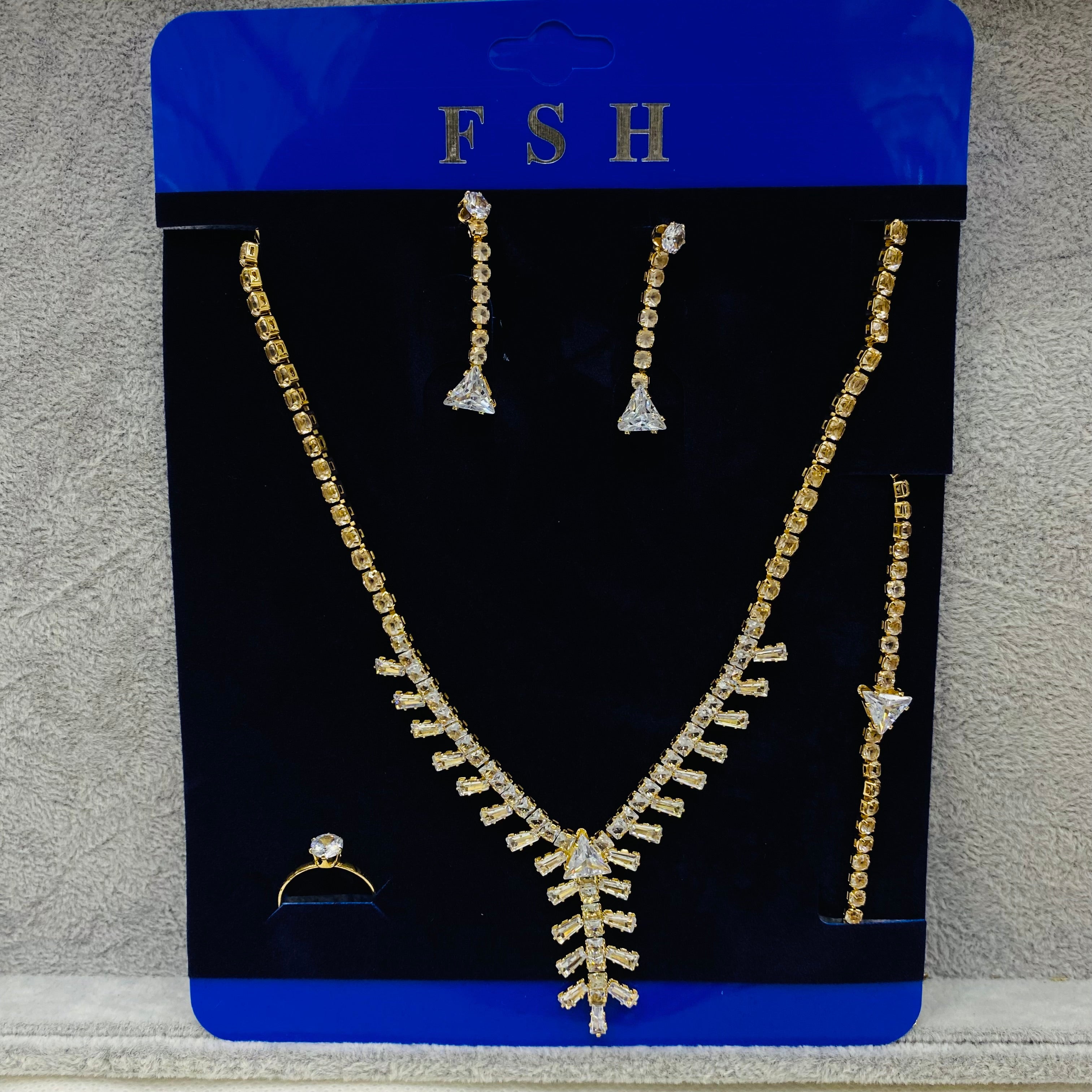 ✨ Premium Zircon Necklace Combo Sets