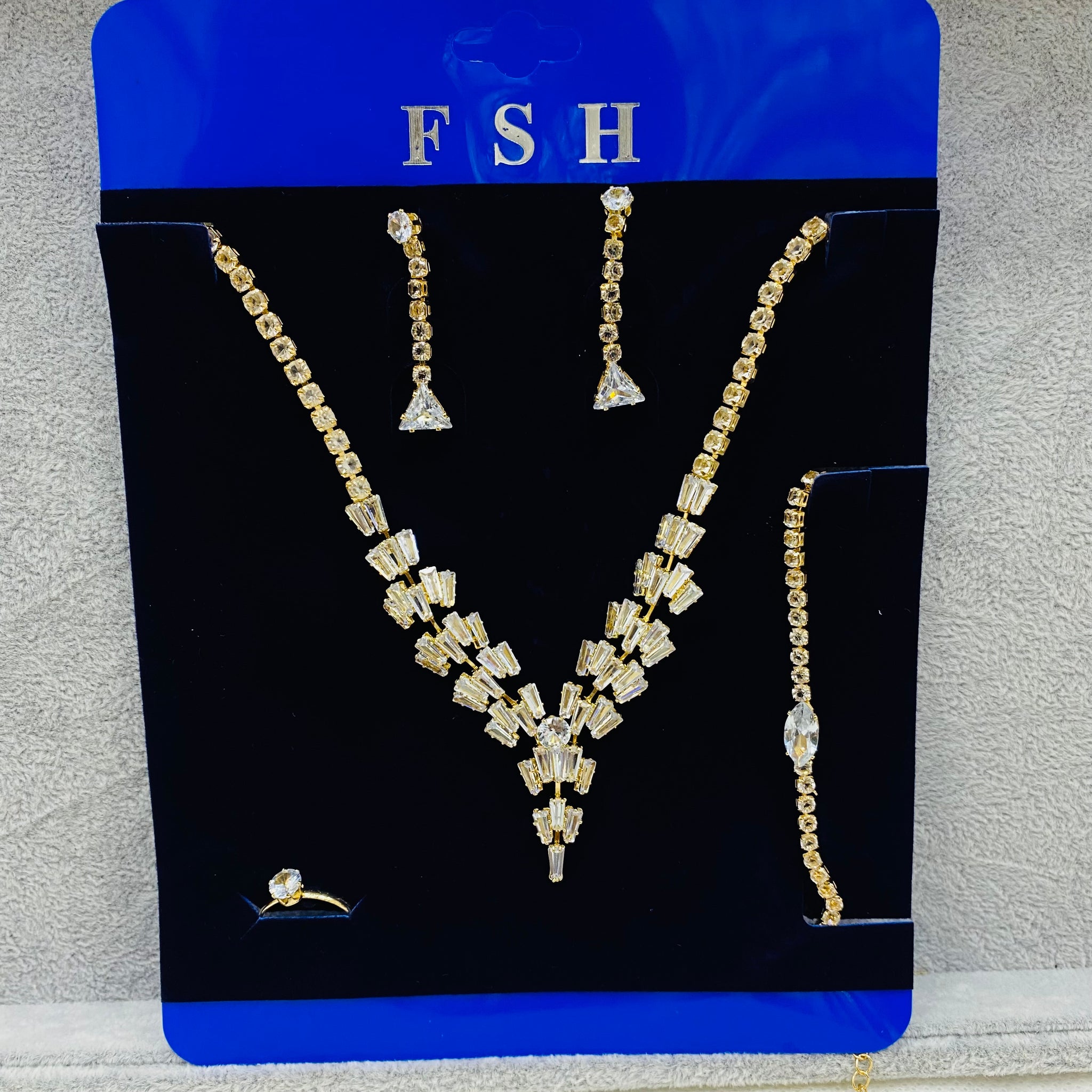 ✨ Premium Zircon Necklace Combo Sets