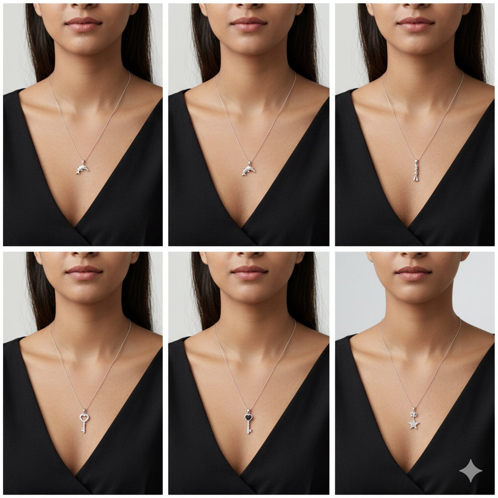 ✨ Mix Design Imported Chain Pendant – Wholesale Collection | Color Warranty