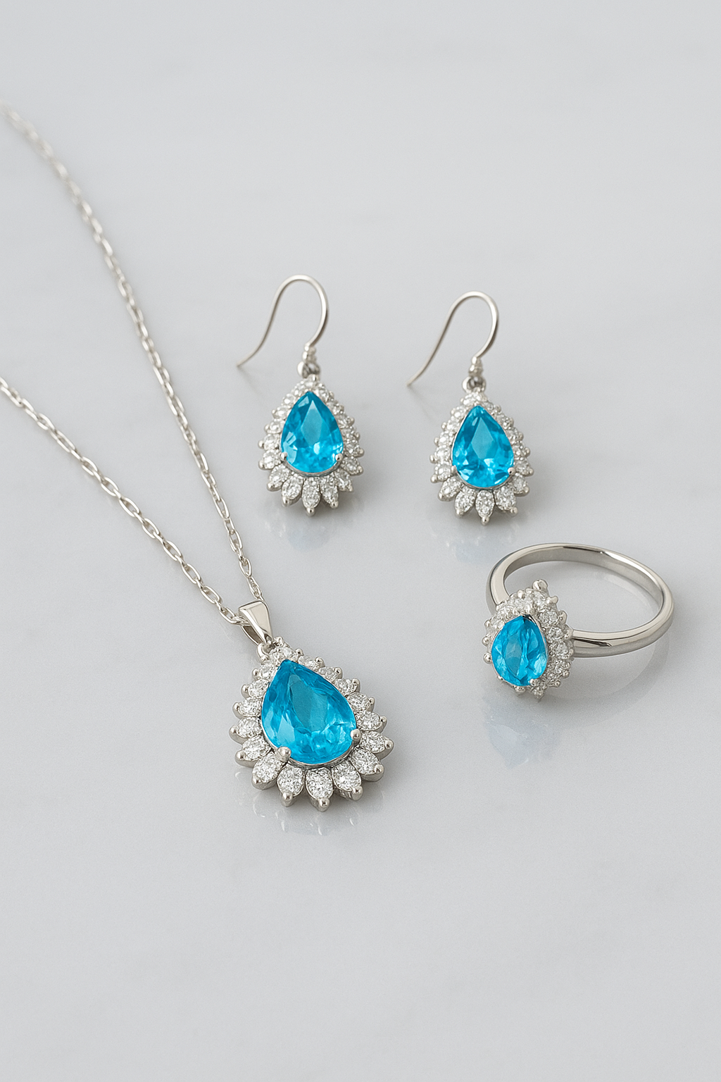 ✨ High-Quality Zircon Necklace Combo Sets