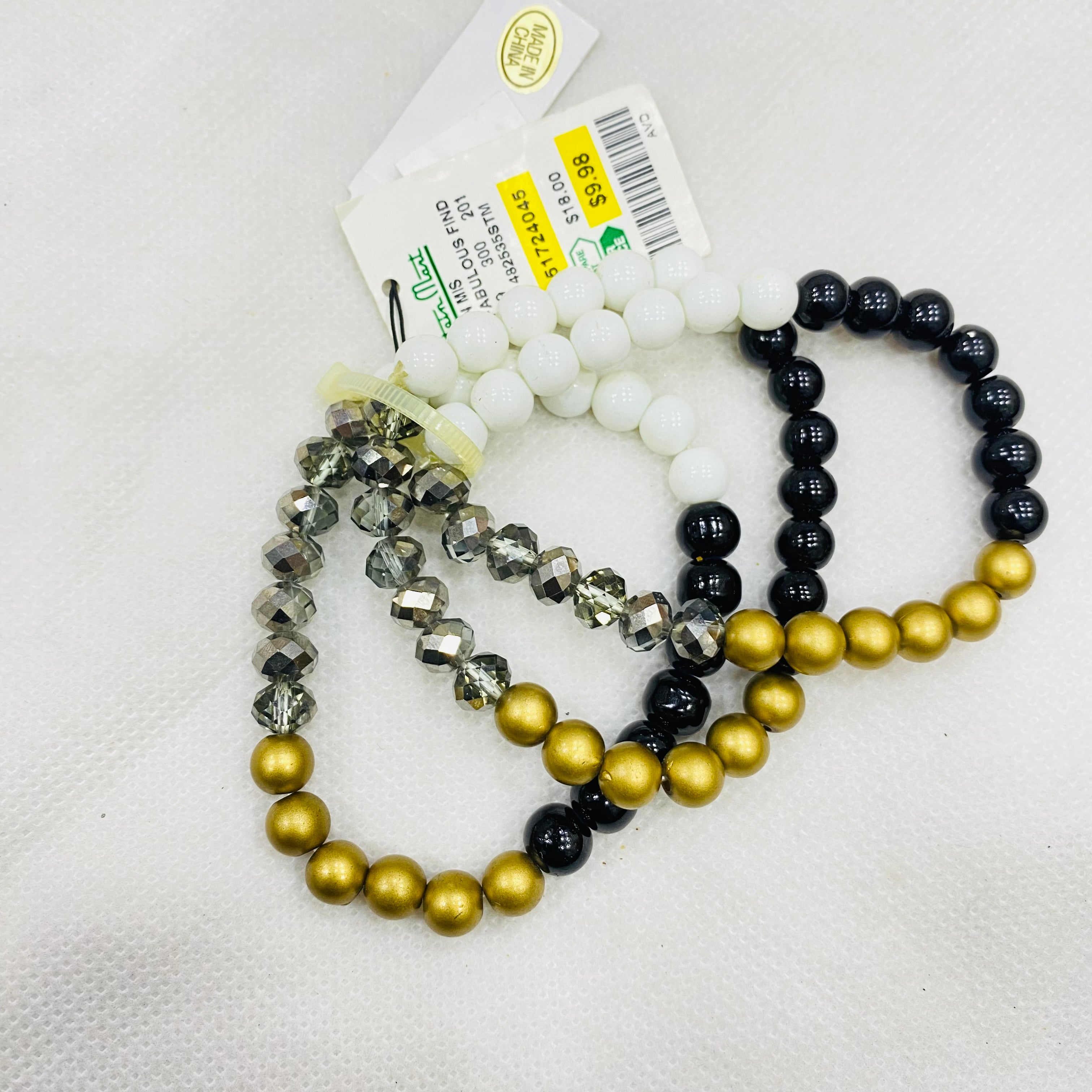 ✨ Korean funky Adjustable Bracelet – Set of 3 | Mix Designs & Colors