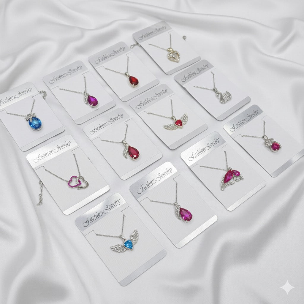 💎 Creator Stone Necklace with Chain – Mix Design Wholesale