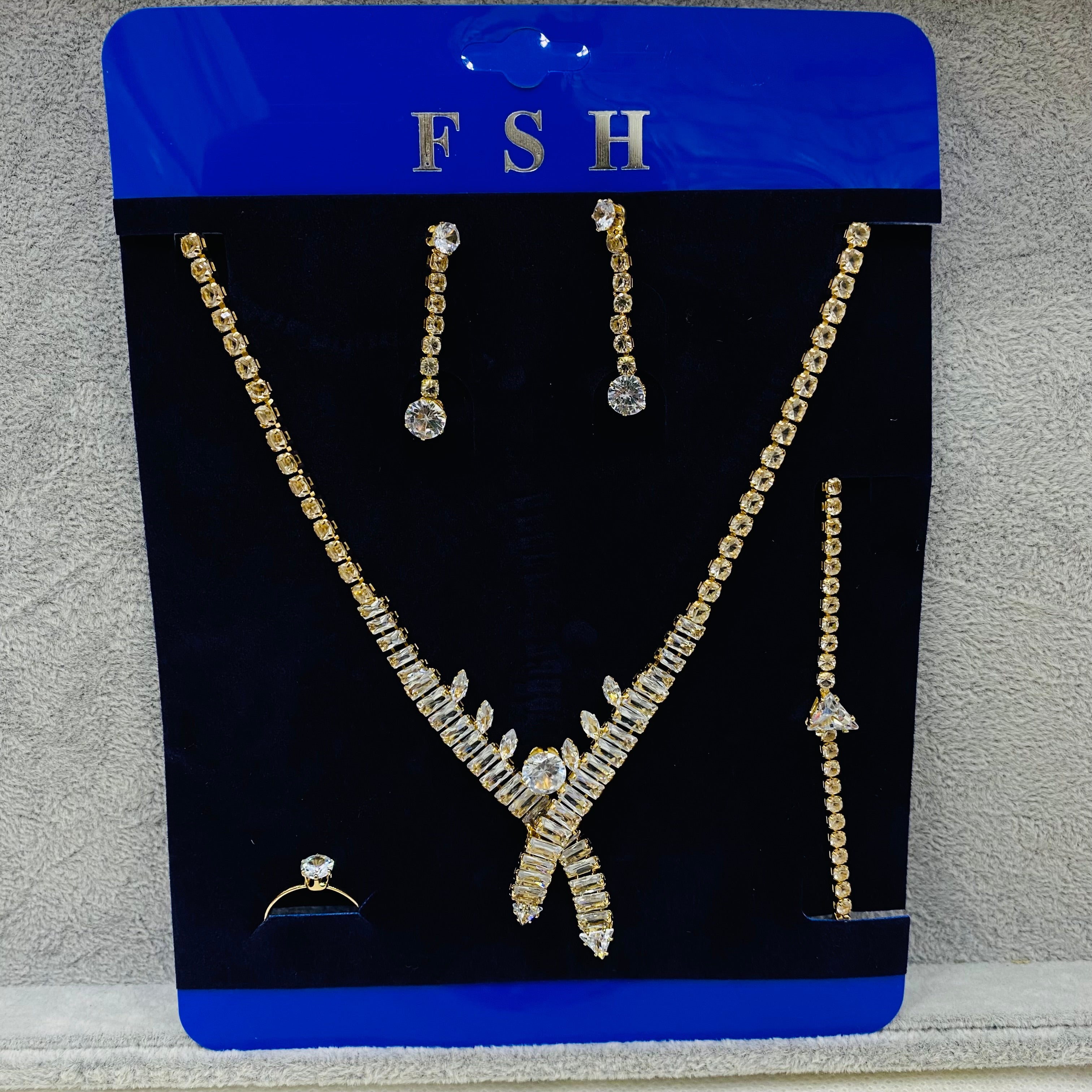 ✨ Premium Zircon Necklace Combo Sets