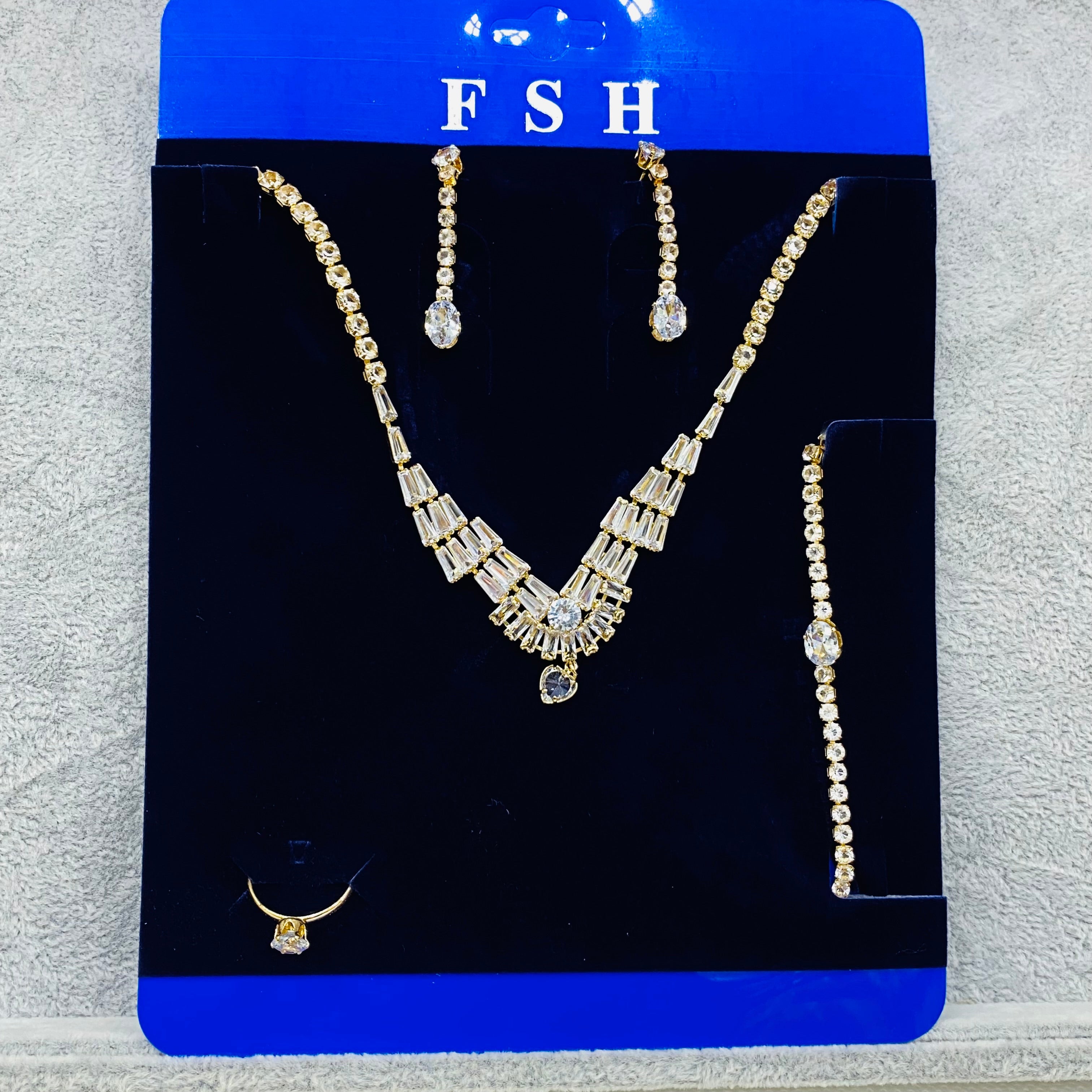 ✨ Premium Zircon Necklace Combo Sets