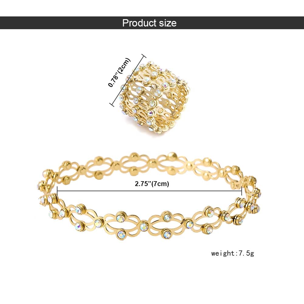 Versatile Gold-Plated Jewelry: Ring to Bracelet Transformation