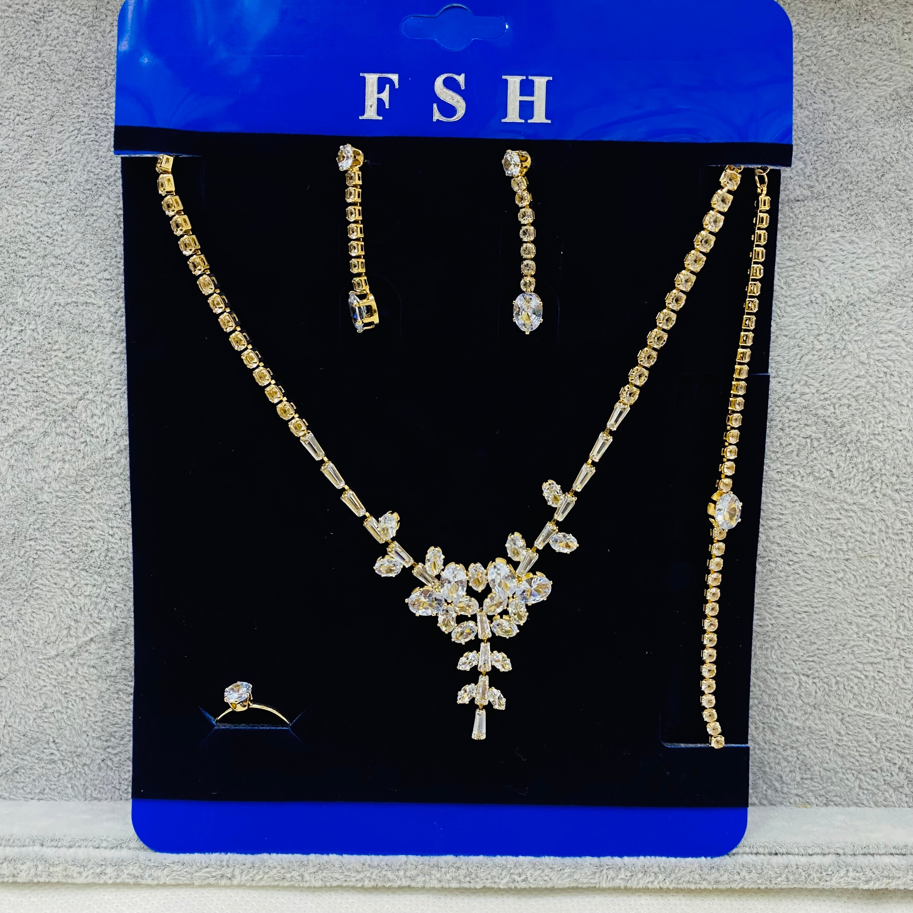 ✨ Premium Zircon Necklace Combo Sets