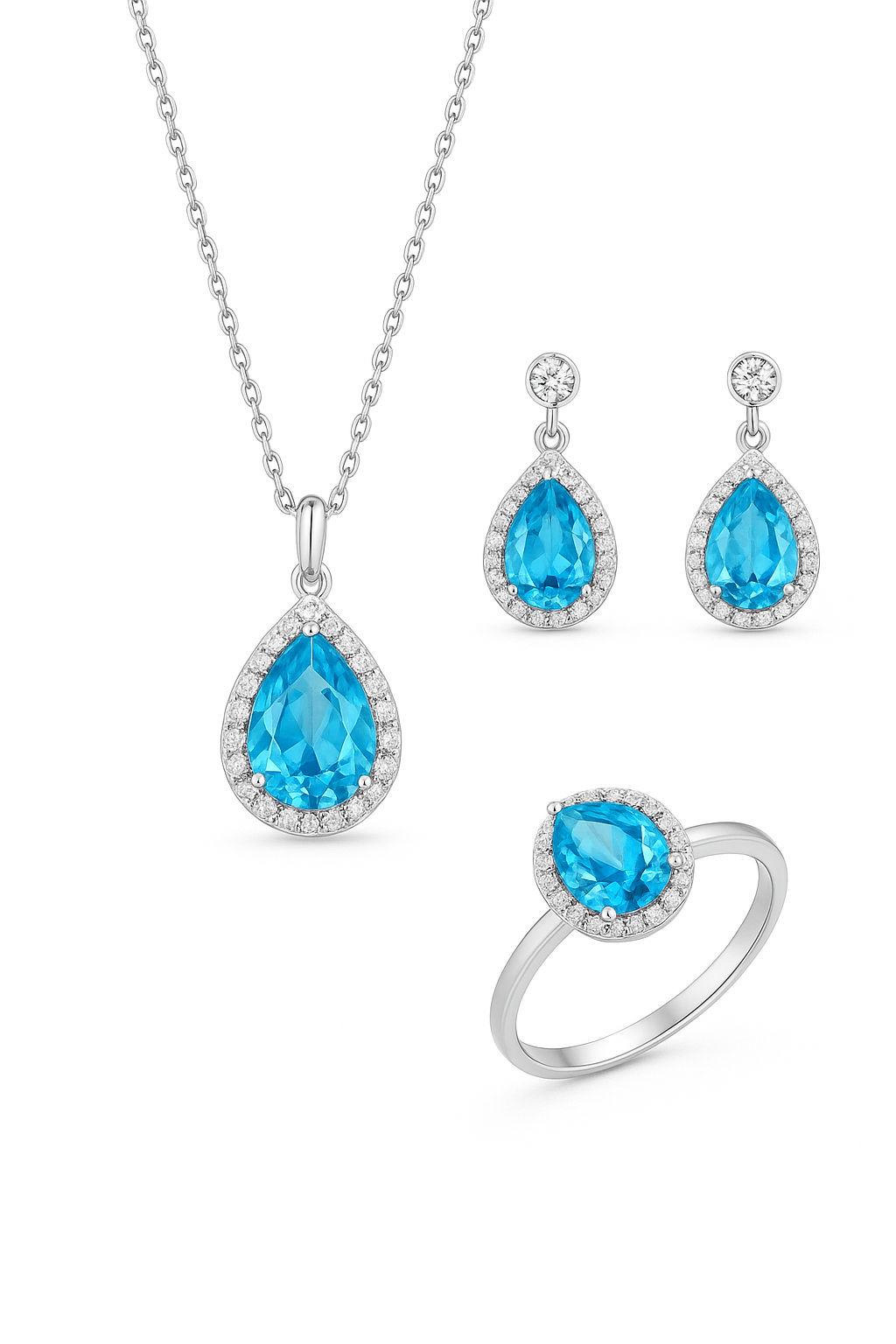 ✨ High-Quality Zircon Necklace Combo Sets