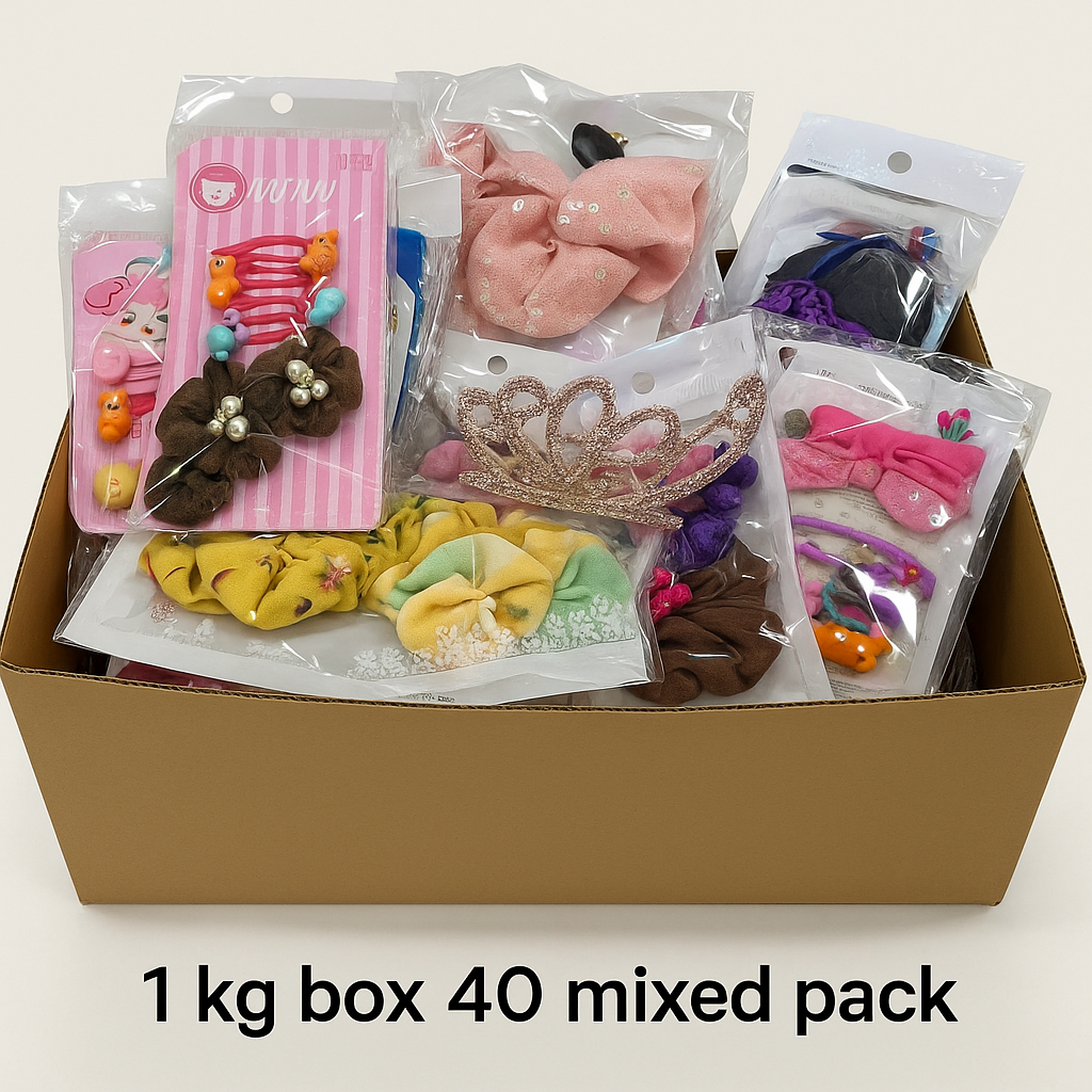 ✨ Mix Hair Accessories – Wholesale 1Kg Deal