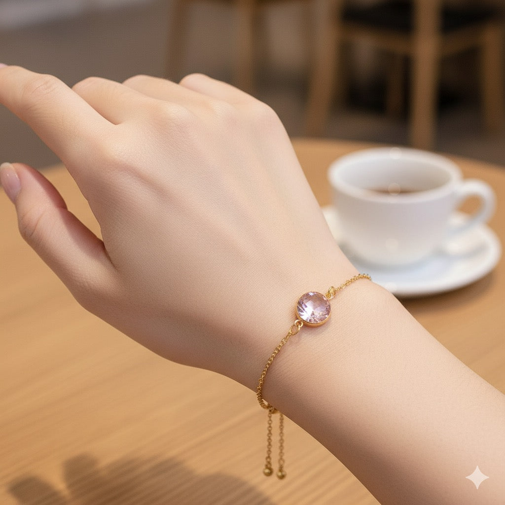 ✨ Zircon Stone Bracelet – High Quality | Wholesale